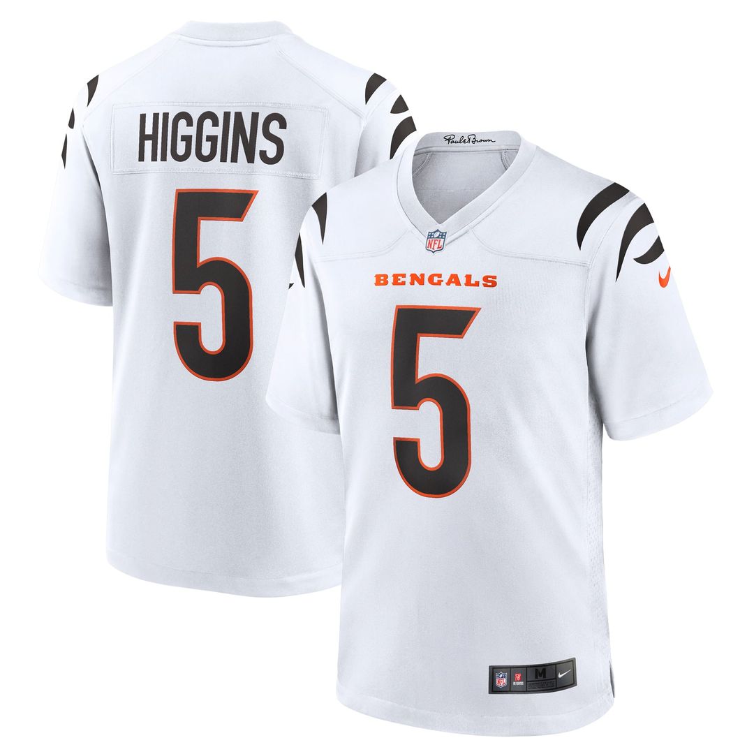 Cincinnati Bengals Tee Higgins Nike Black Game Player Jersey