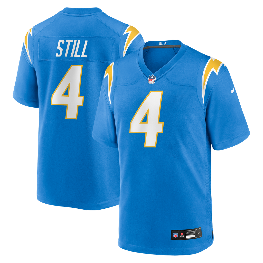Los Angeles Chargers Tarheeb Still Nike Powder Blue Team Game Jersey