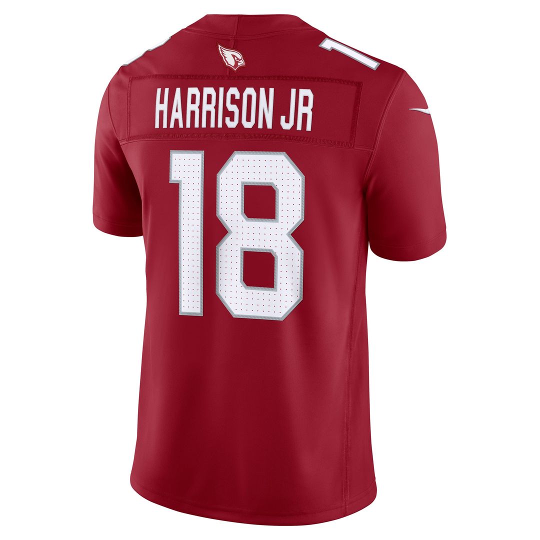 Arizona Cardinals Marvin Harrison Jr. Nike Black Alternate Vapor F.U.S.E. Stitched Limited Jersey