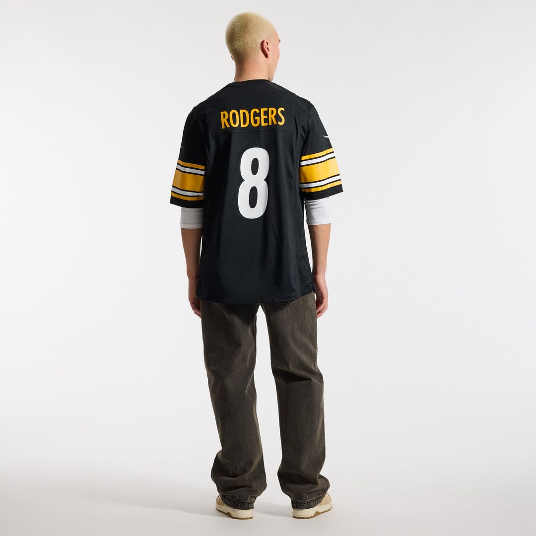 Pittsburgh Steelers Aaron Rodgers Nike White Game Jersey