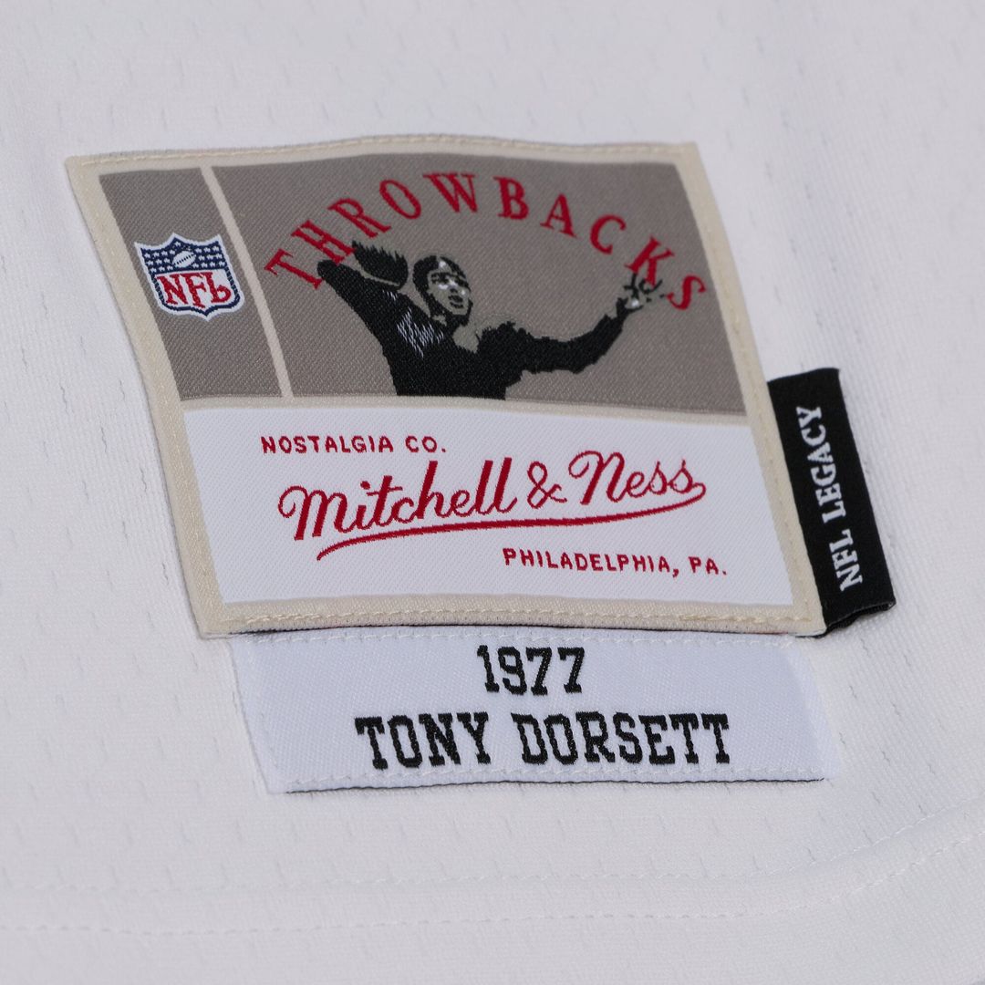 Dallas Cowboys Tony Dorsett Mitchell & Ness White Retired Legacy Replica Player Jersey