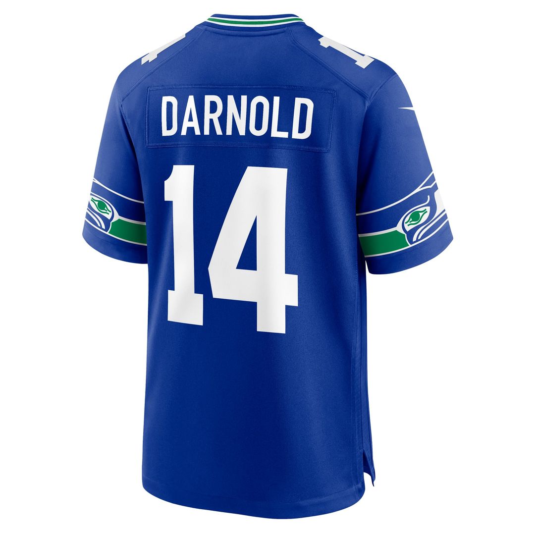 Seattle Seahawks Sam Darnold Nike White Game Jersey