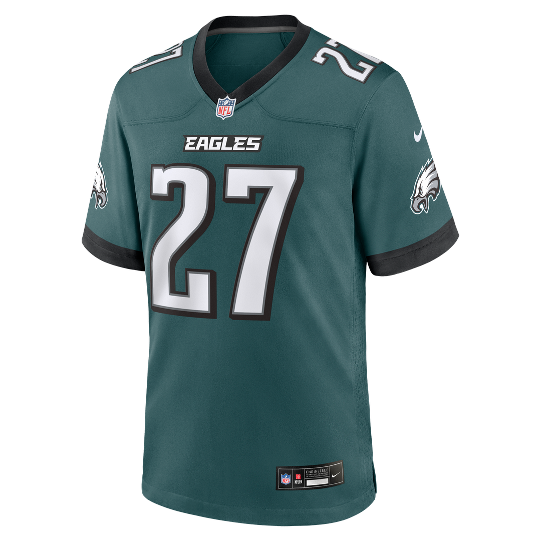 Philadelphia Eagles Quinyon Mitchell Nike Midnight Green Team Game Jersey