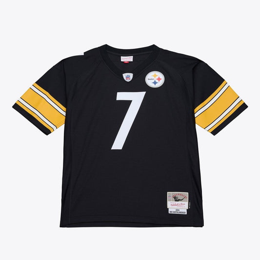 Pittsburgh Steelers Ben Roethlisberger Mitchell & Ness Black 2004 Big & Tall Legacy Retired Player Jersey
