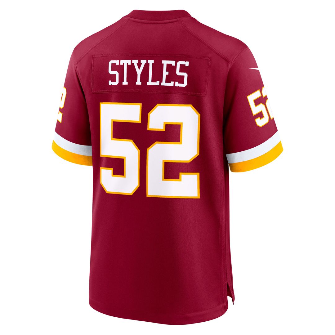 Washington Commanders Sonny Styles Nike Black Game Player Jersey