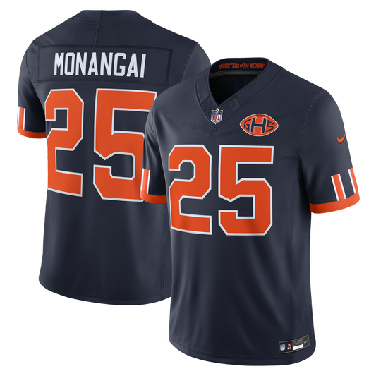 Chicago Bears Kyle Monangai Nike Navy 2026 Rivalries Collection Stitched Limited Jersey