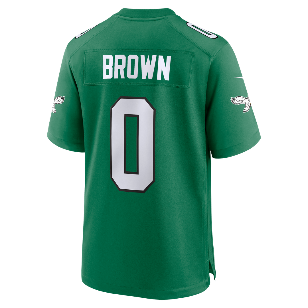 Philadelphia Eagles Marquise Brown Nike Midnight Green Team Game Jersey
