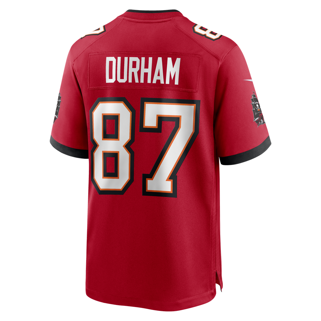 Tampa Bay Buccaneers Payne Durham Nike Red Game Jersey