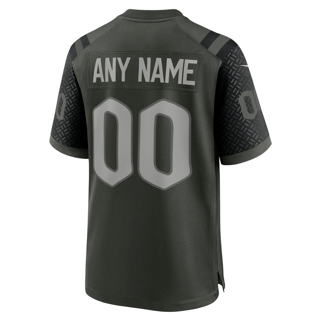 New York Jets Nike Green Rivalries Collection Custom Game Jersey