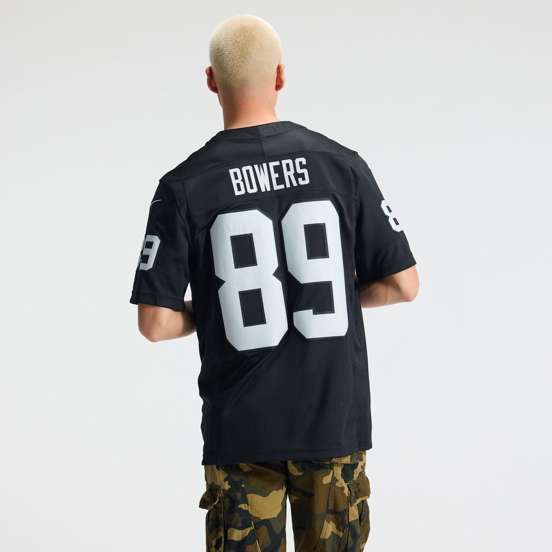 Las Vegas Raiders Brock Bowers Nike White Vapor F.U.S.E. Stitched Limited Jersey