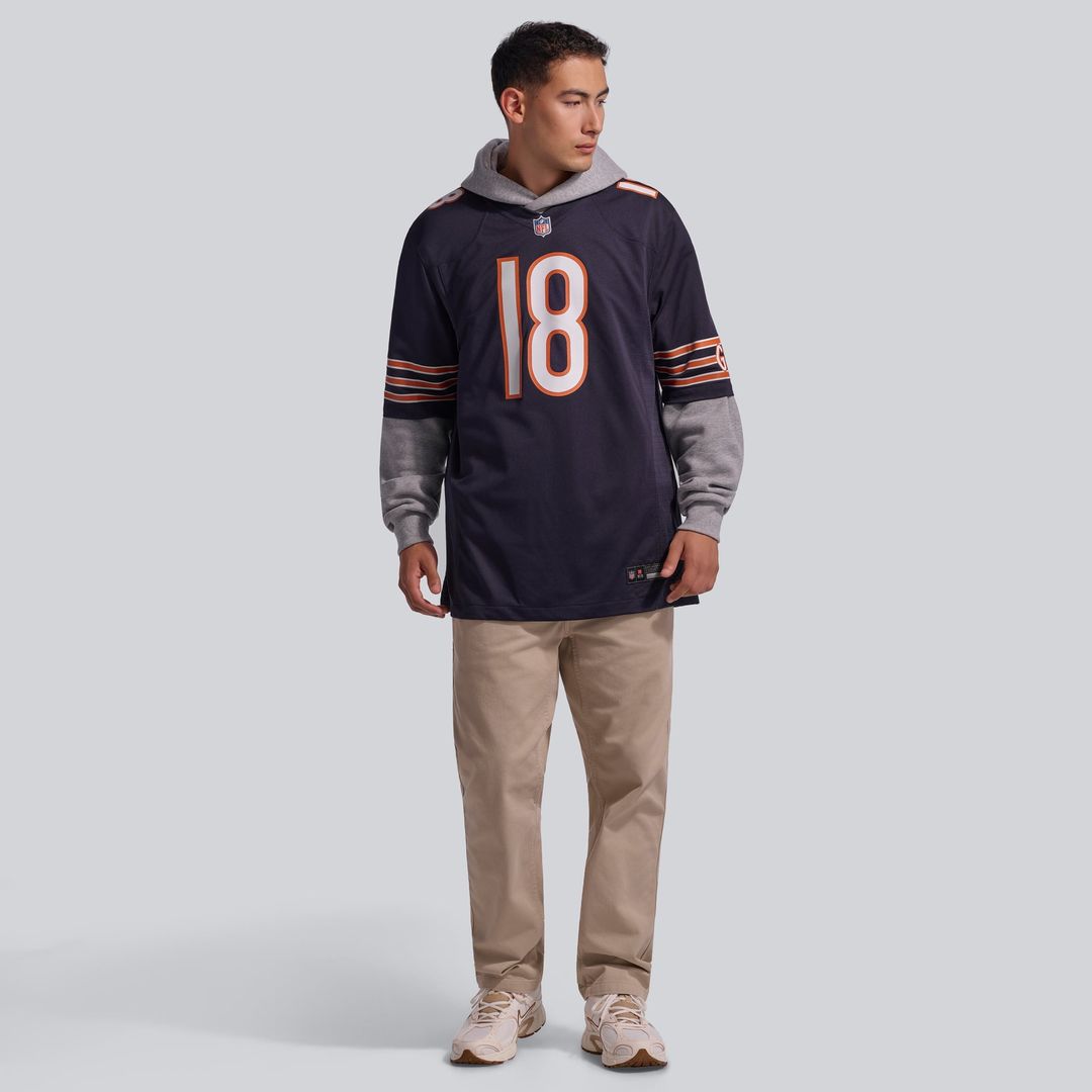 Chicago Bears Caleb Williams Nike White First Round Pick Player Game Jersey