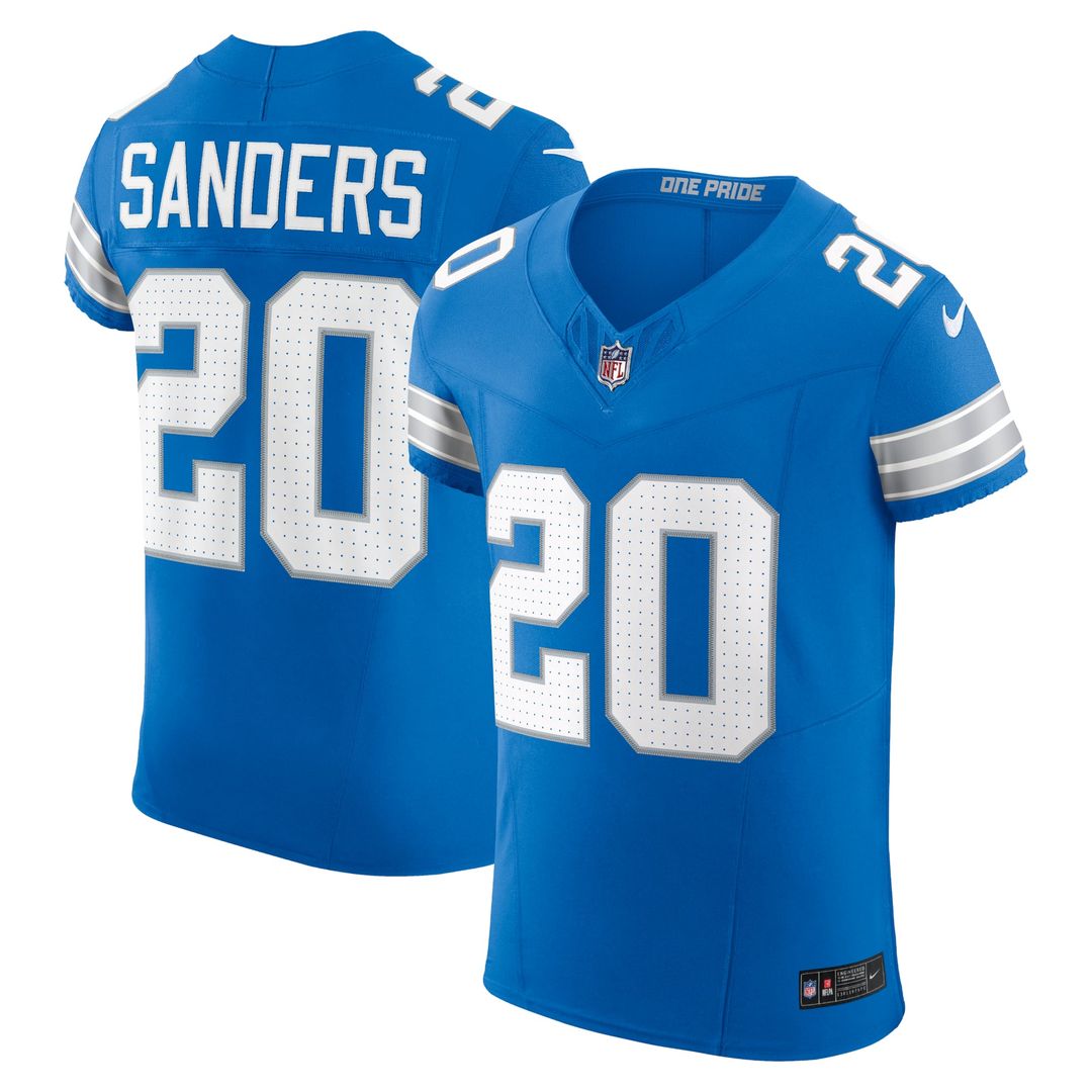 Detroit Lions Barry Sanders Nike Black Alternate Vapor F.U.S.E. Elite Jersey