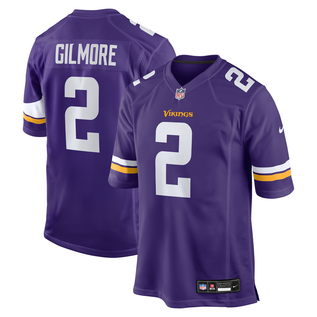 Minnesota Vikings Stephon Gilmore Nike Purple Game Jersey