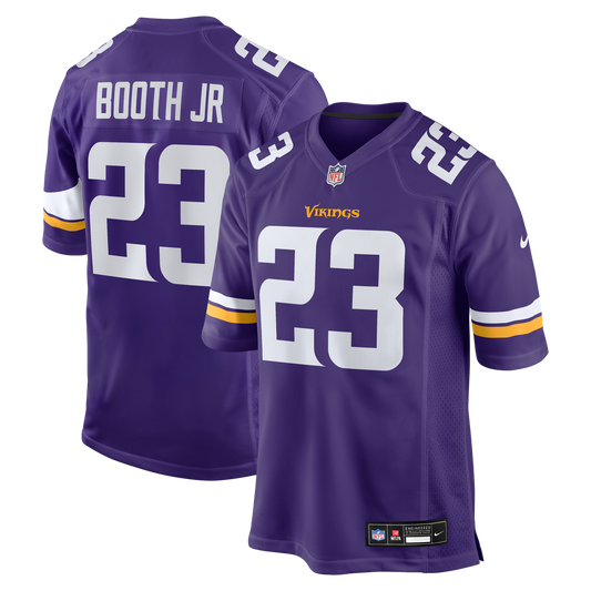 Minnesota Vikings Andrew Booth Jr. Nike Purple Player Game Jersey