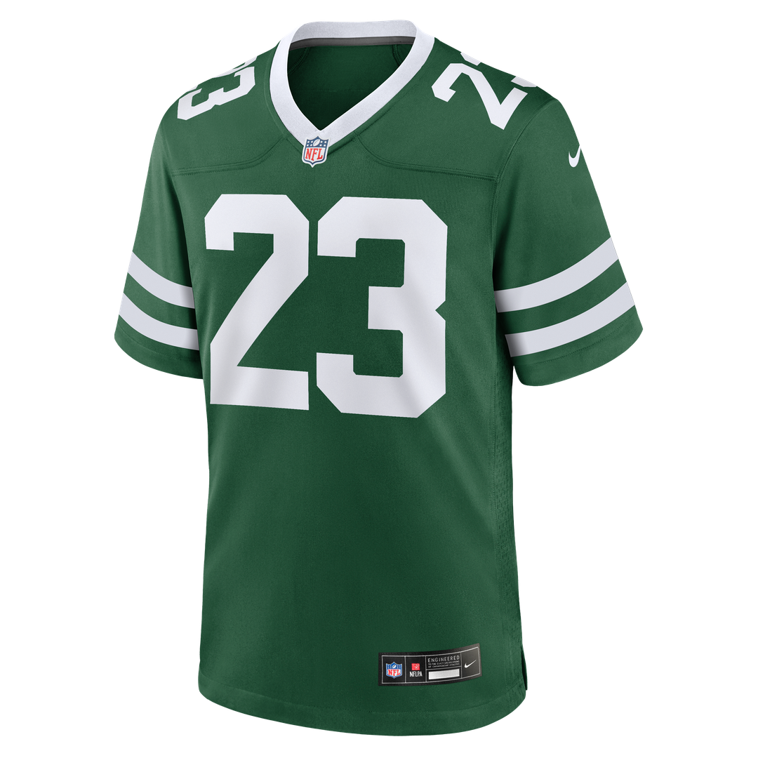 New York Jets Azareye'h Thomas Nike Legacy Green Team Game Jersey