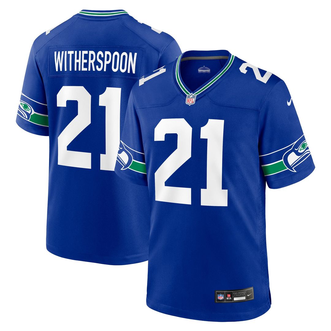 Seattle Seahawks Devon Witherspoon Nike White Game Jersey