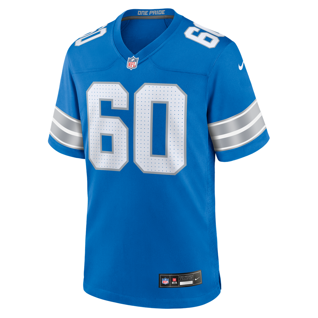 Detroit Lions Graham Glasgow Nike Blue Team Game Jersey