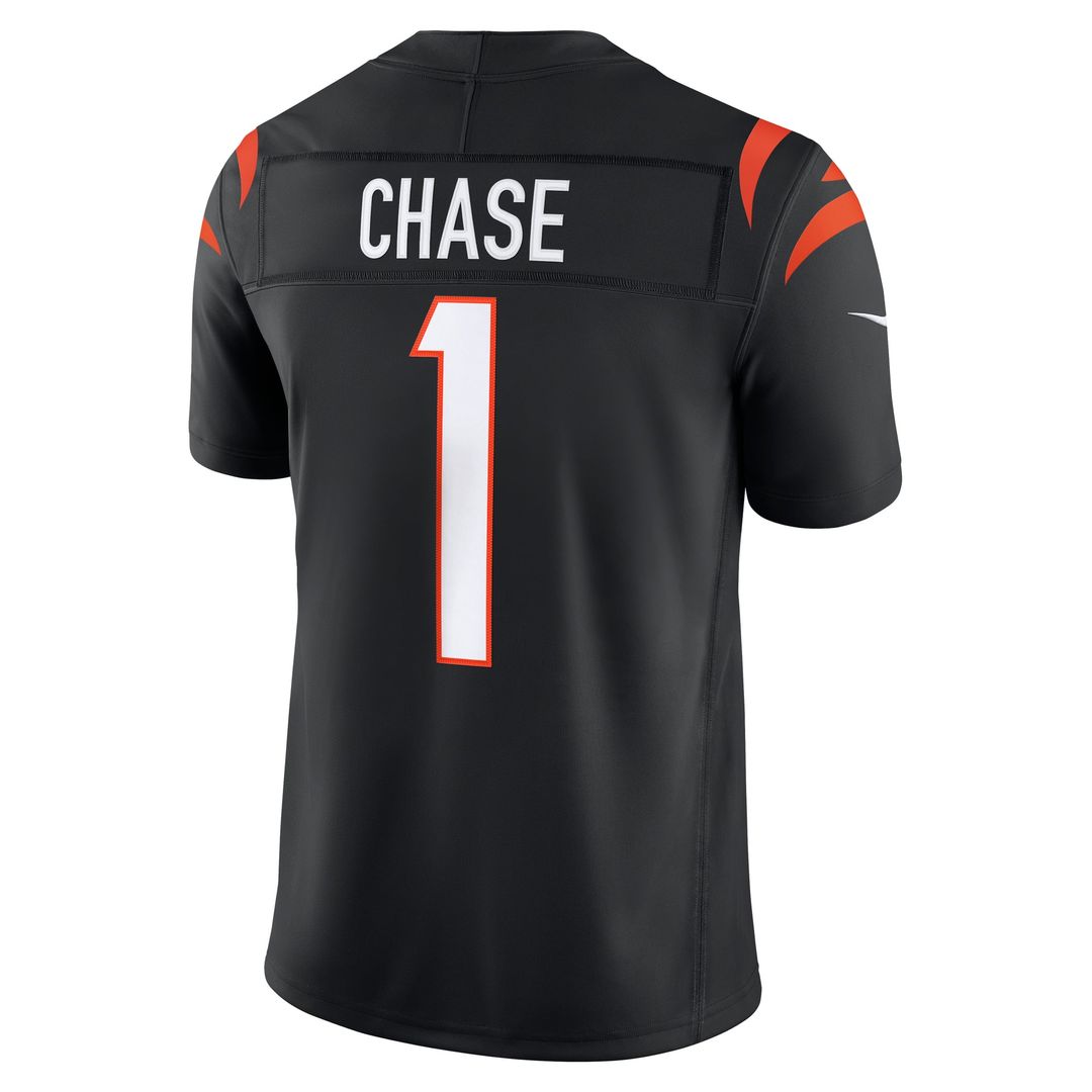 Cincinnati Bengals Ja'Marr Chase Nike White Vapor F.U.S.E. Stitched Limited Jersey