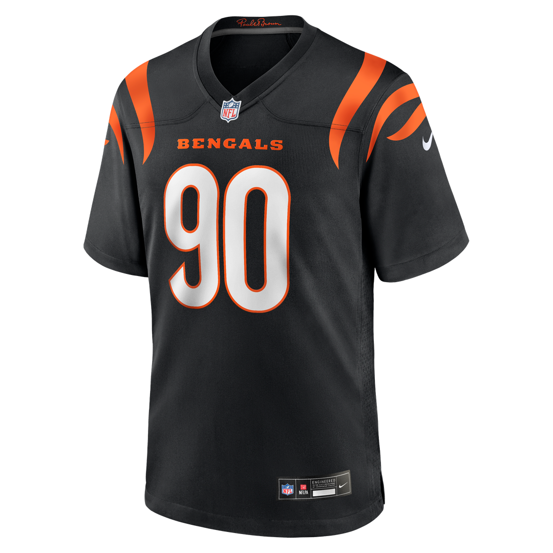 Cincinnati Bengals Kris Jenkins Jr. Nike Black Game Jersey