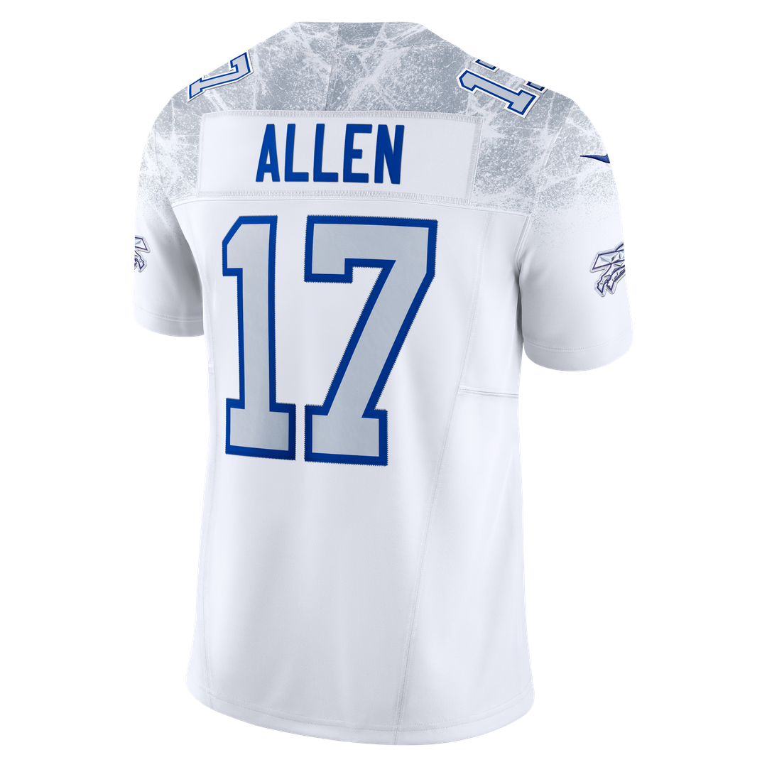 Buffalo Bills Josh Allen Nike White Rivalries Collection Stitched Limited Jersey