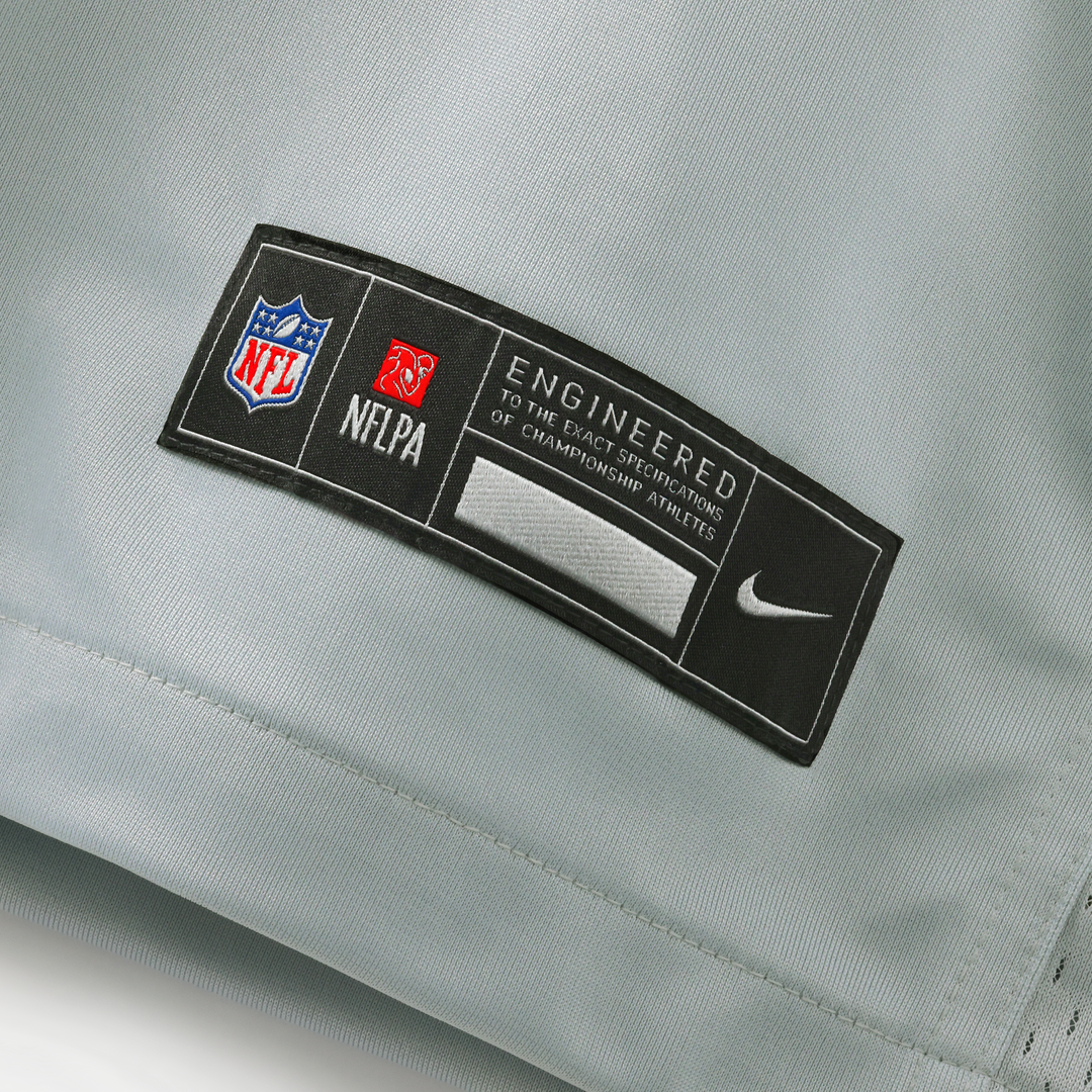 Detroit Lions Nike Silver 2026 Rivalries Collection Game Custom Jersey