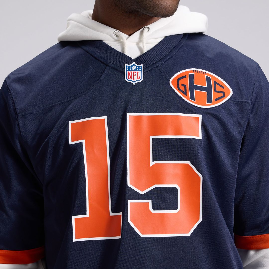 Chicago Bears Rome Odunze Nike Navy 2026 Rivalries Collection Game Jersey
