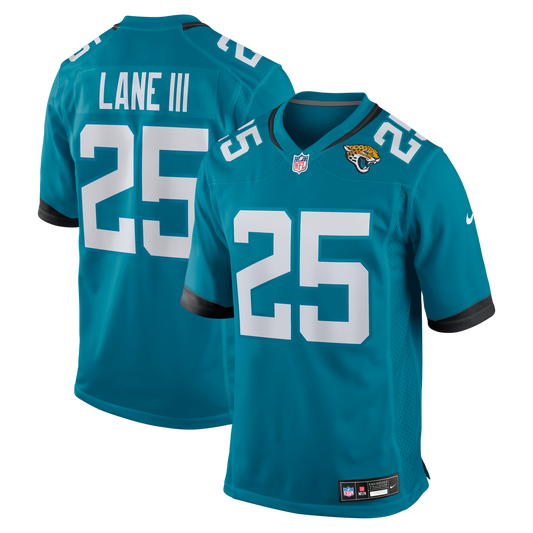 Jacksonville Jaguars Rayuan Lane III Nike Teal Team Game Jersey