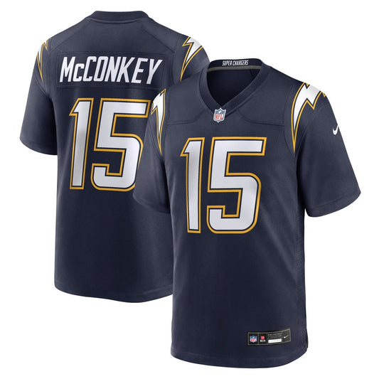 Los Angeles Chargers Ladd McConkey Nike Navy Alternate Super Chargers Game Player Jersey