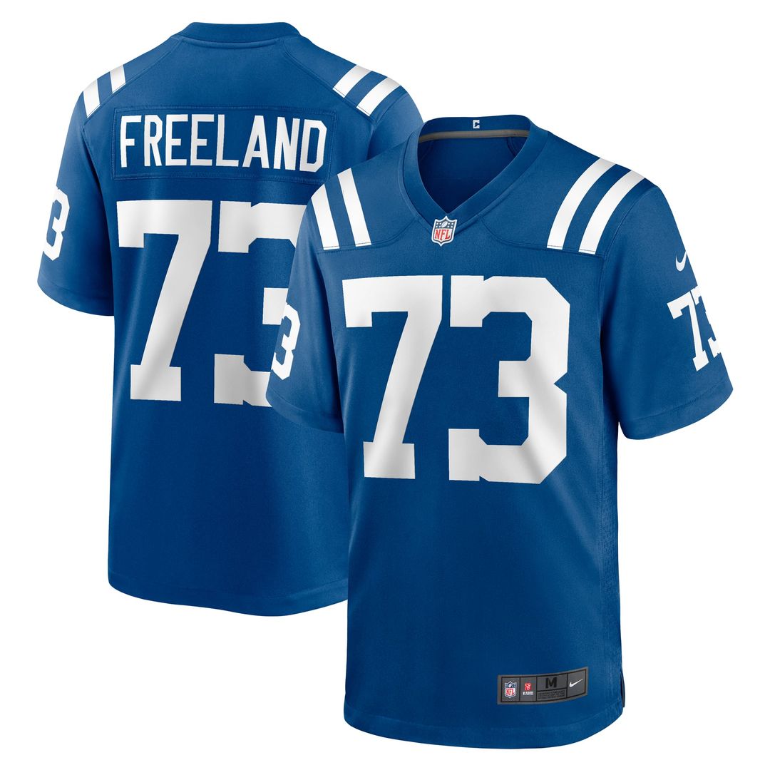 Indianapolis Colts Blake Freeland Nike Royal Team Game Jersey