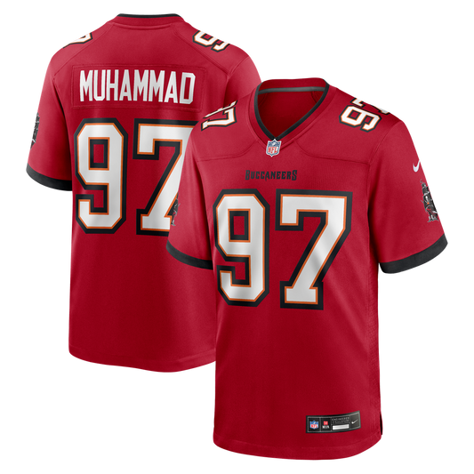 Tampa Bay Buccaneers Al-Quadin Muhammad Nike Red Team Game Jersey