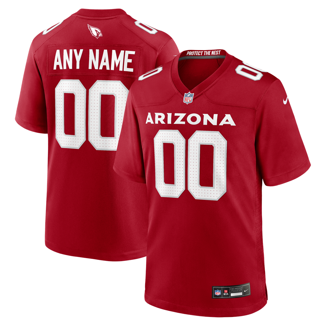 Arizona Cardinals Nike Black Alternate Custom Game Jersey