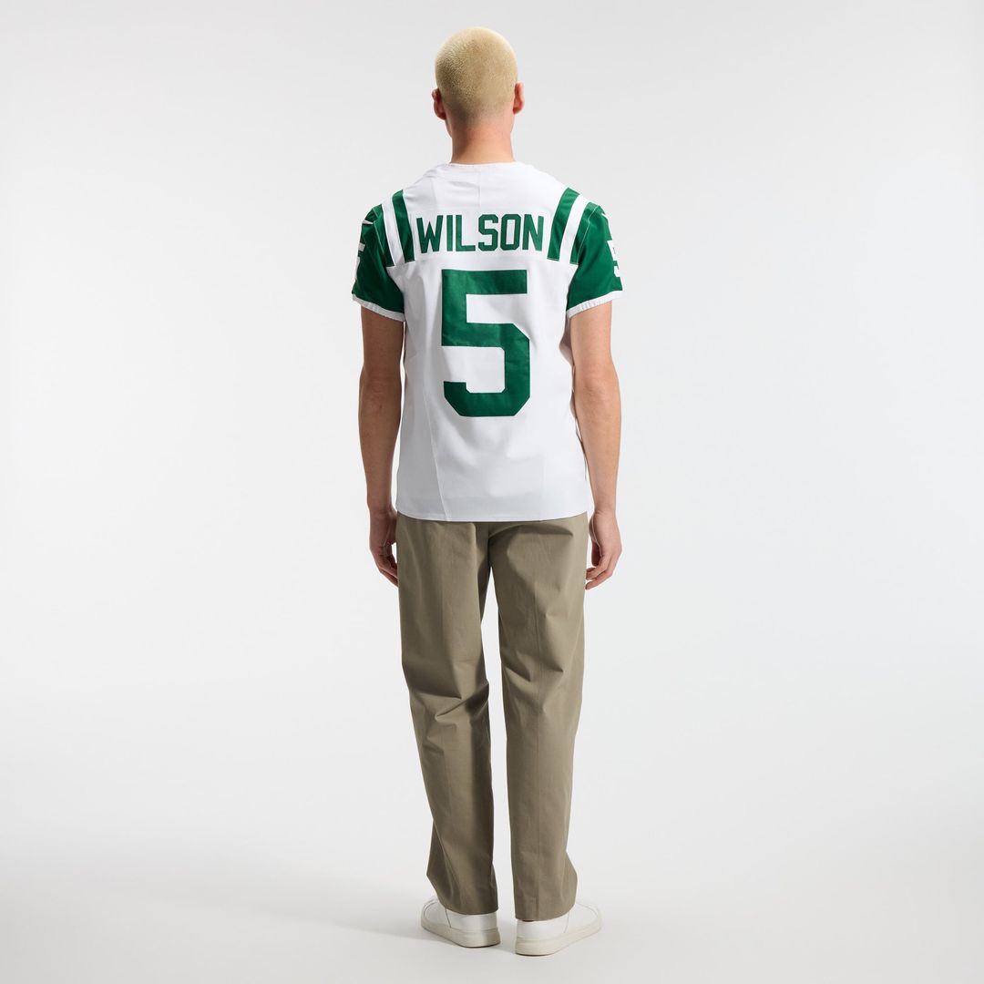 New York Jets Garrett Wilson Nike White Classic Alternate Vapor F.U.S.E. Elite Jersey