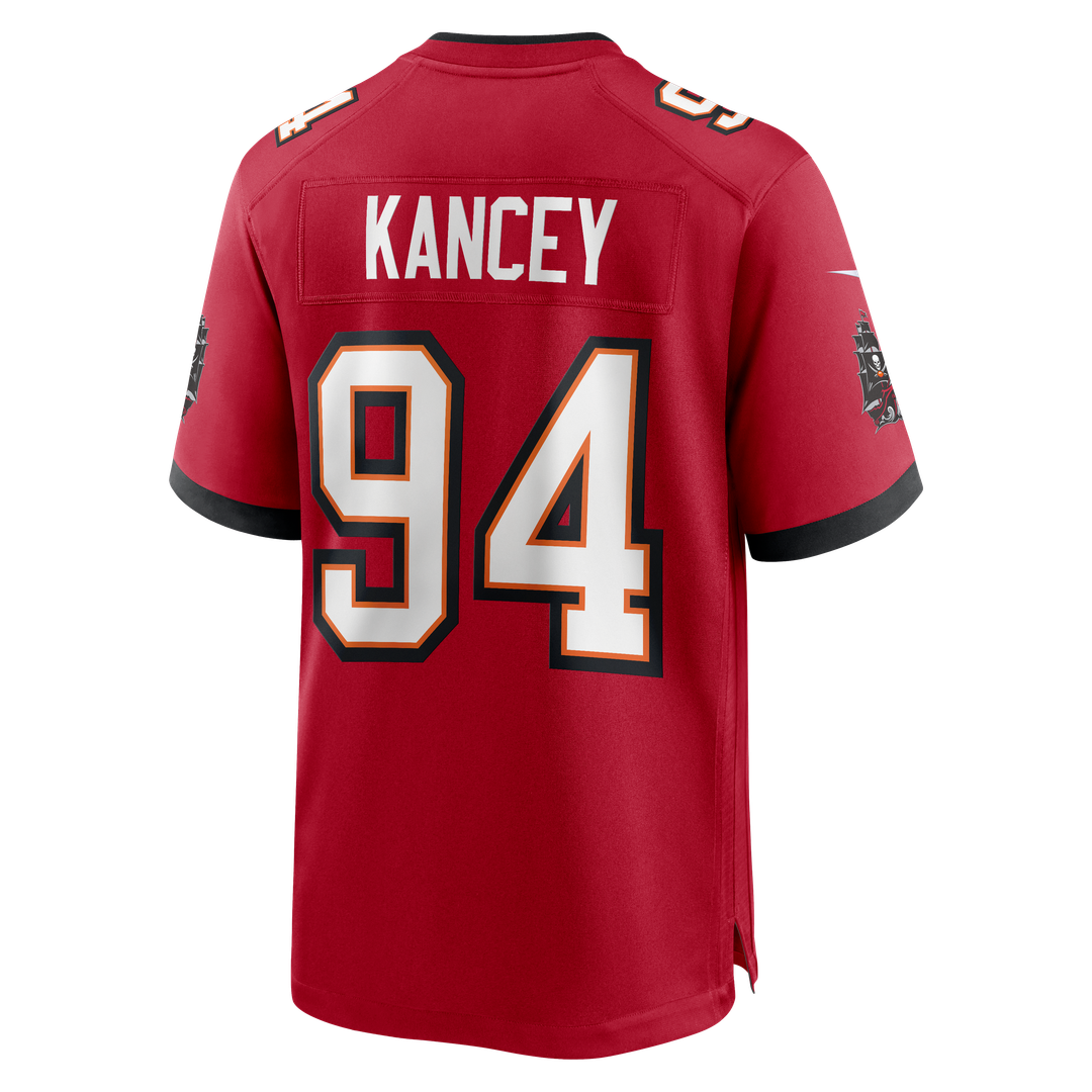 Tampa Bay Buccaneers Calijah Kancey Nike Red Game Jersey