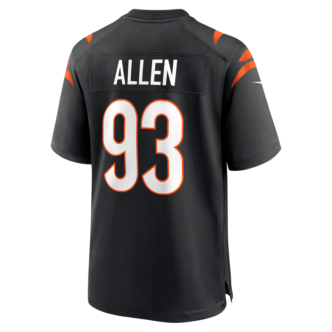 Cincinnati Bengals Jonathan Allen Nike Black Team Game Jersey