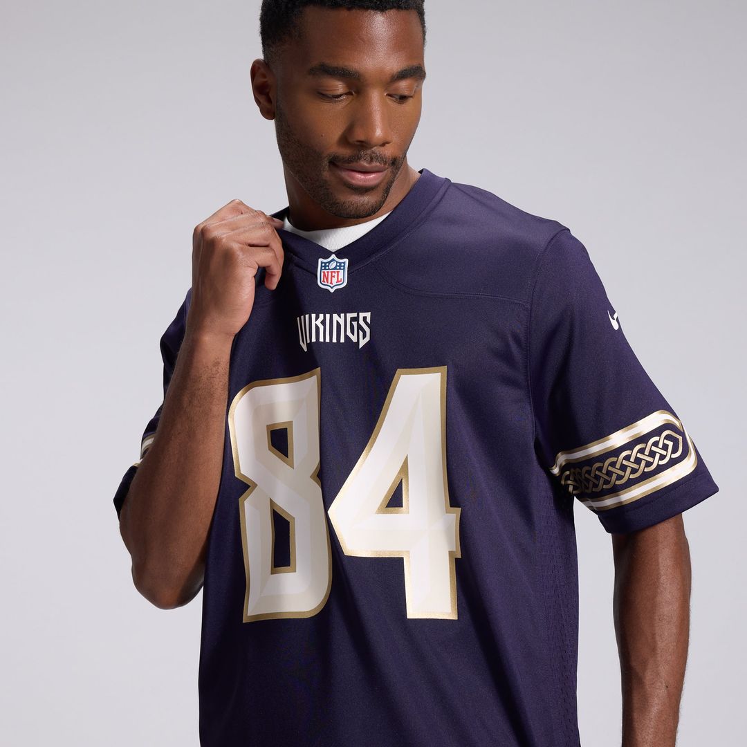 Minnesota Vikings Randy Moss Nike Purple 2026 Rivalries Collection Game Jersey