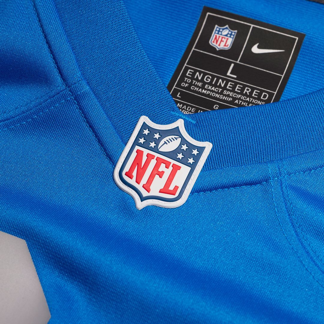 Detroit Lions Penei Sewell Nike Blue Alternate Game Jersey