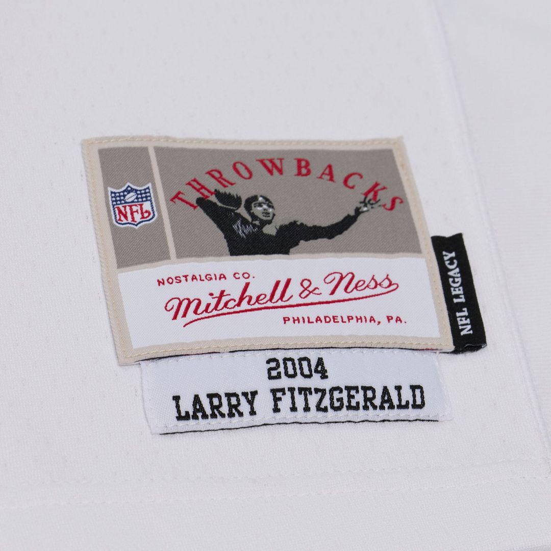 Arizona Cardinals Larry Fitzgerald Mitchell & Ness White 2004 Legacy Replica Player Jersey