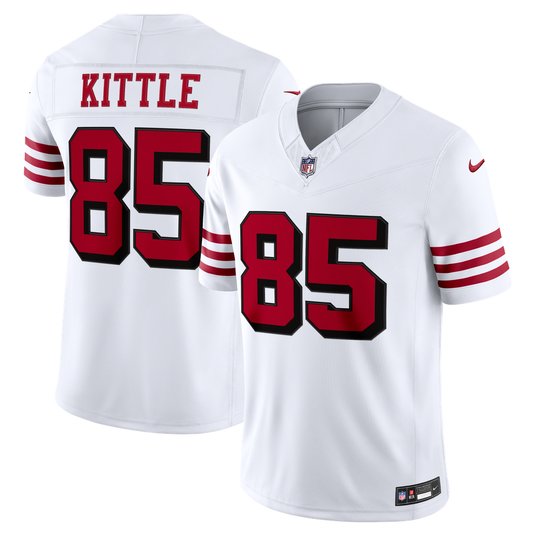 San Francisco 49ers George Kittle Nike Scarlet Team Vapor F.U.S.E. Stitched Limited Jersey
