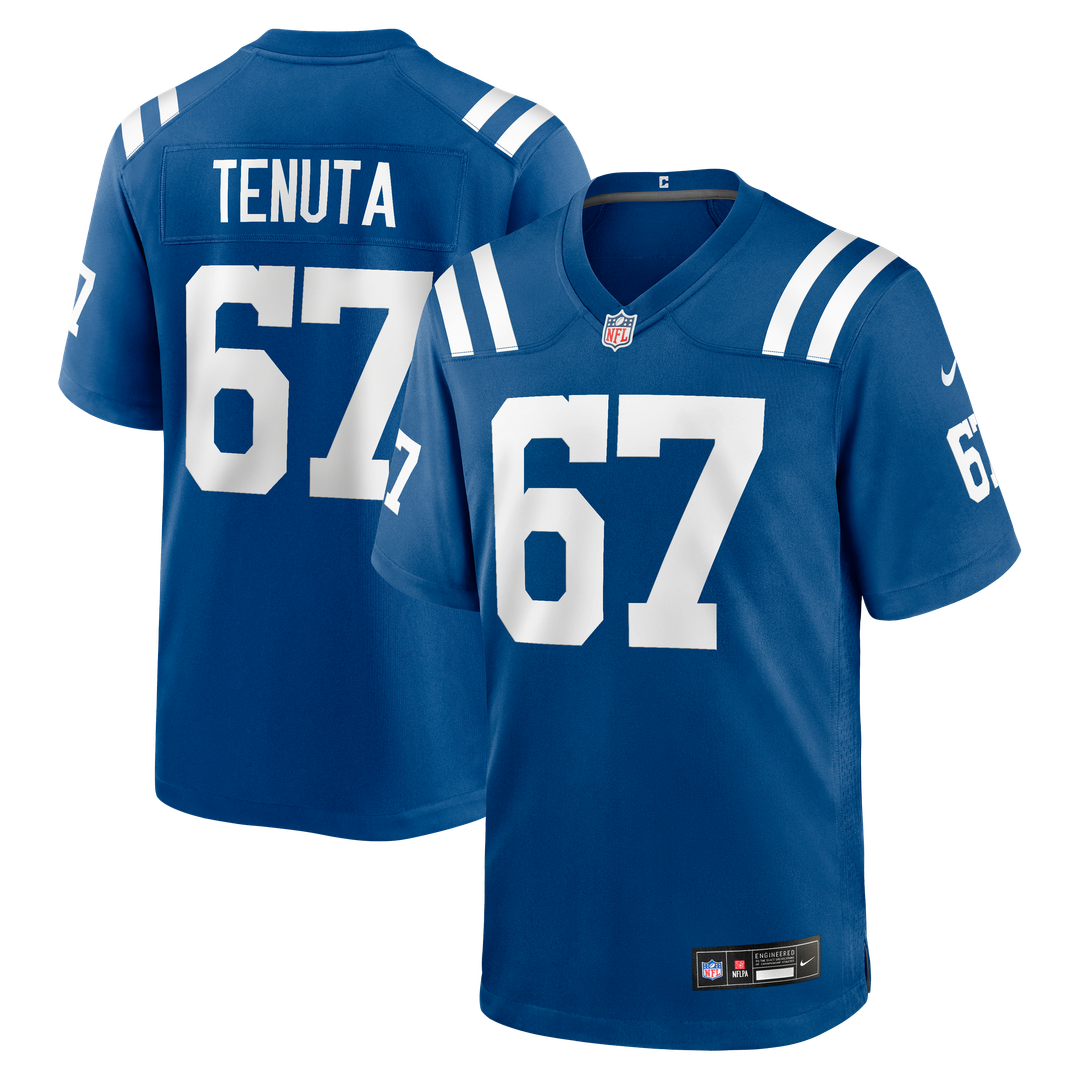 Indianapolis Colts Luke Tenuta Nike Royal Team Game Jersey