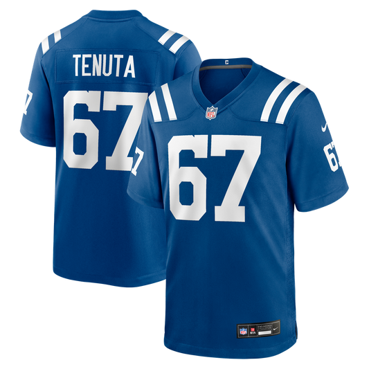 Indianapolis Colts Luke Tenuta Nike Royal Team Game Jersey