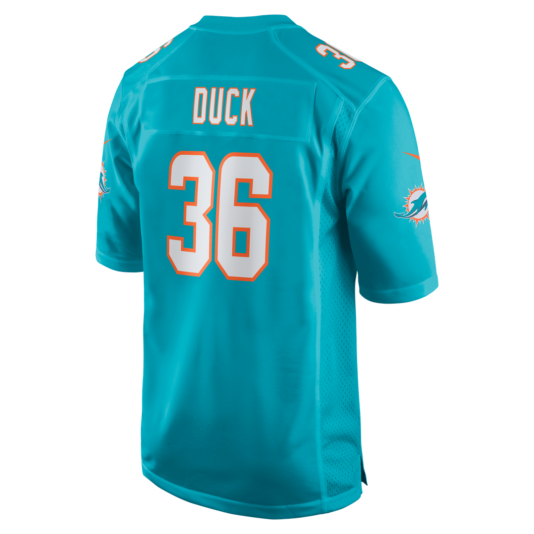 Miami Dolphins Storm Duck Nike Aqua Game Jersey