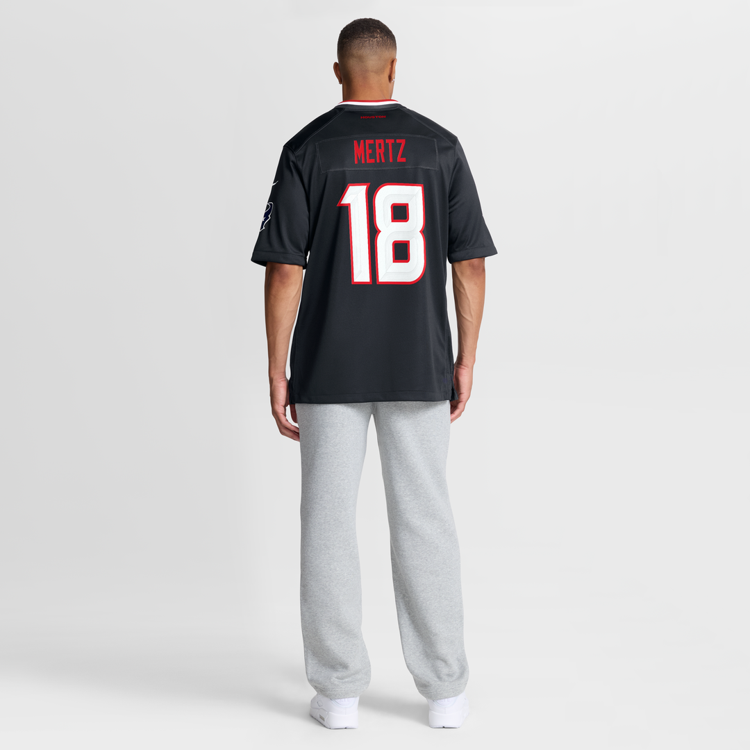 Houston Texans Graham Mertz Nike Navy Team Game Jersey
