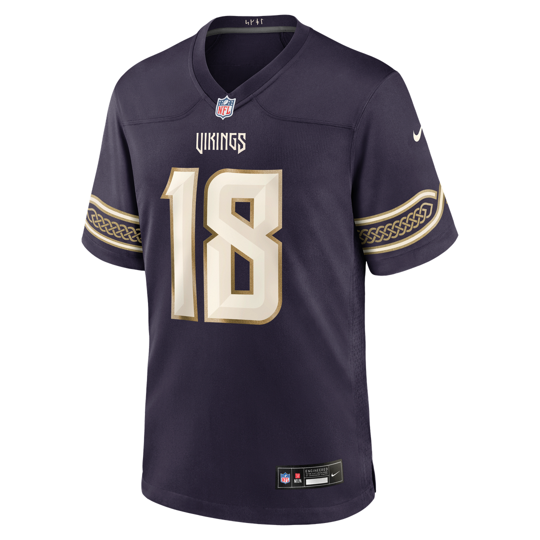 Minnesota Vikings Justin Jefferson Nike Purple 2026 Rivalries Collection Game Jersey