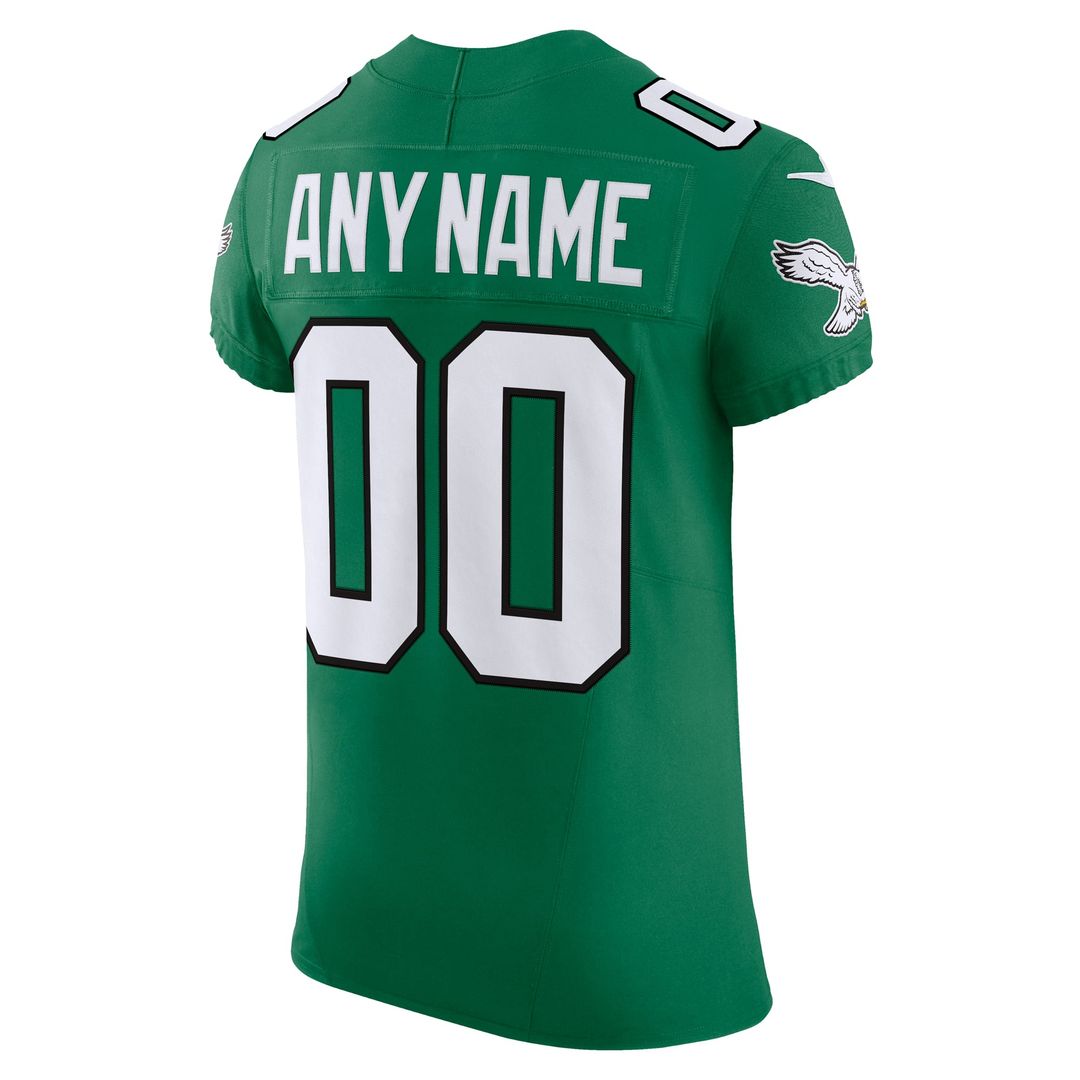 Philadelphia Eagles Nike Midnight Green Team Vapor F.U.S.E. Elite Custom Jersey