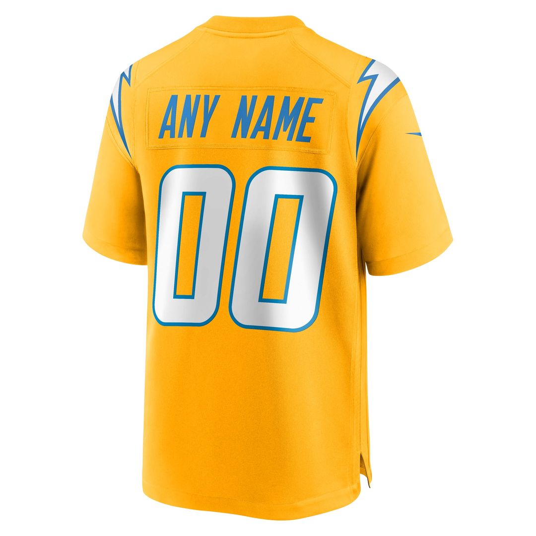Los Angeles Chargers Nike Powder Blue Custom Game Jersey