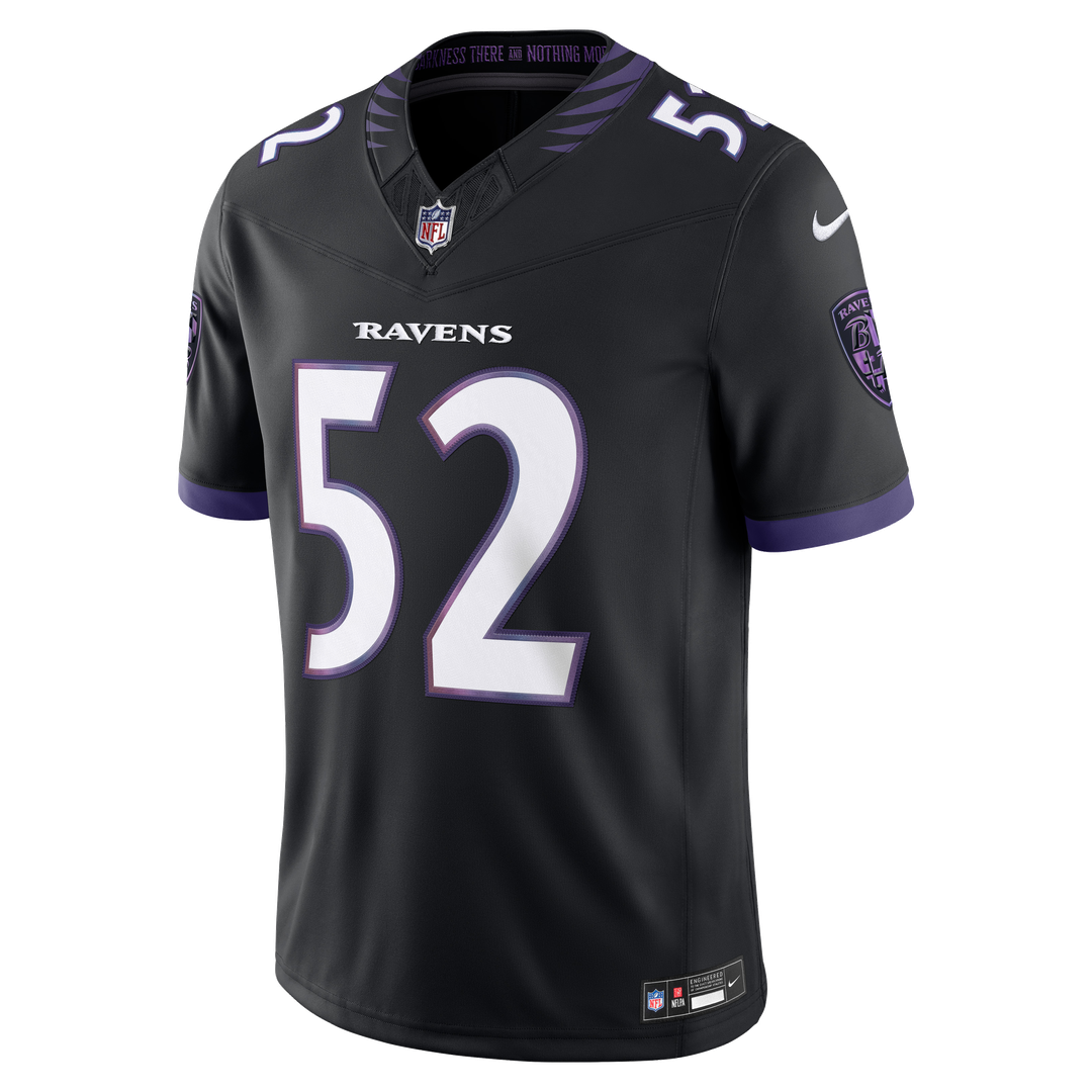 Baltimore Ravens Ray Lewis Nike Black Alternate Vapor F.U.S.E. Stitched Retired Player Limited Jersey
