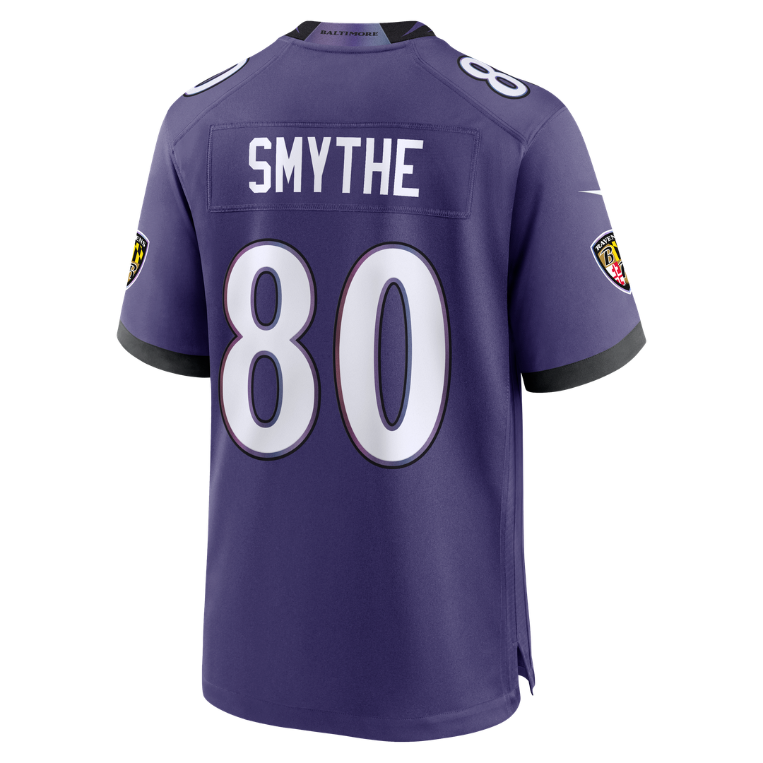 Baltimore Ravens Durham Smythe Nike Purple Team Game Jersey