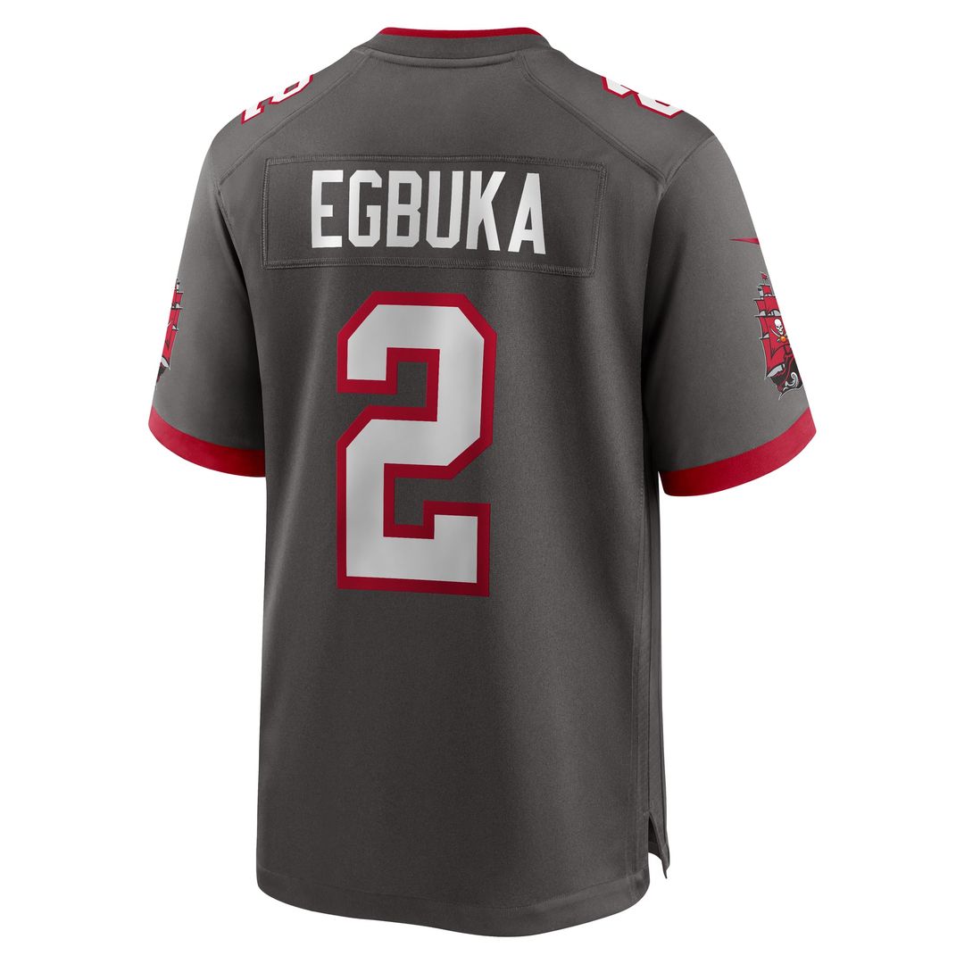 Tampa Bay Buccaneers Emeka Egbuka Nike Red Team Game Jersey