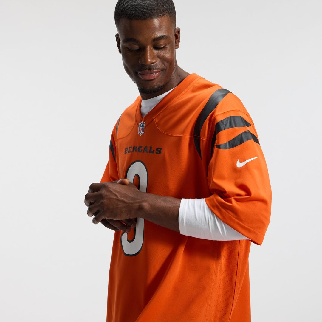 Cincinnati Bengals Joe Burrow Nike White Game Jersey