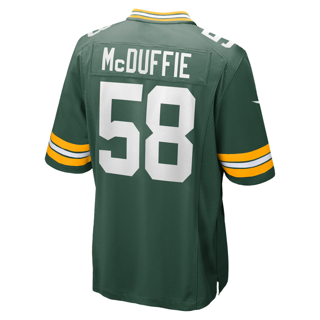 Green Bay Packers Isaiah McDuffie Nike Green Game Jersey